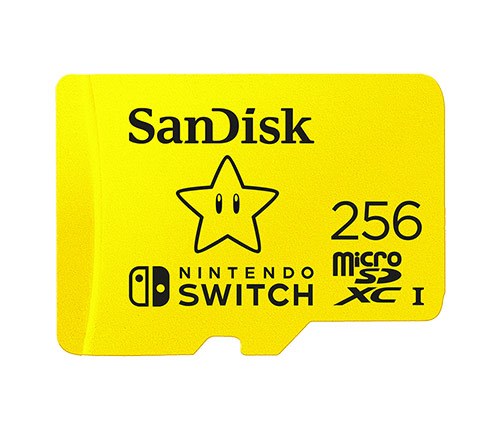 כרטיס זכרון SanDisk microSDXC SDSQXAO-256G ל Nintendo Switch